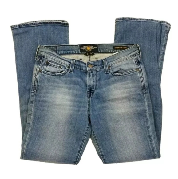 LUCKY BRAND Sweet n' Low Blue Jeans 8 - Picture 1 of 3